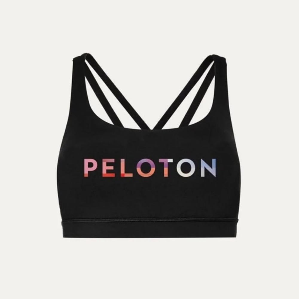 NWOT Lululemon x Peloton Fall Geo Energy Bra